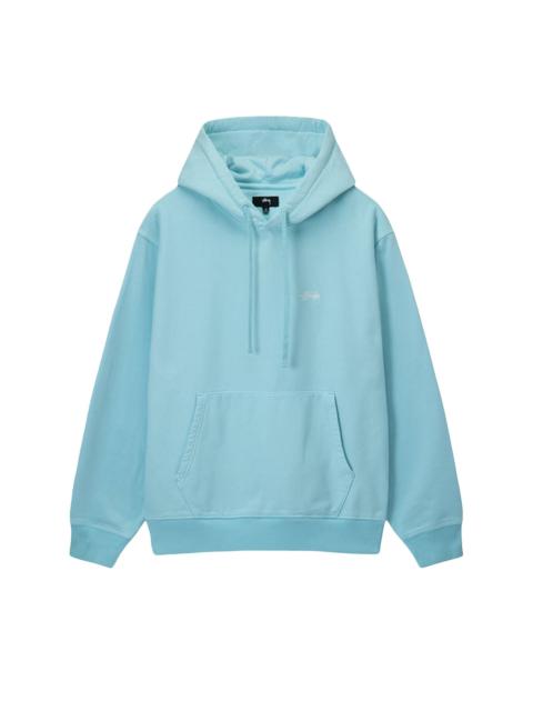 Stussy Overdyed Stock Logo Hoodie 'Blue'