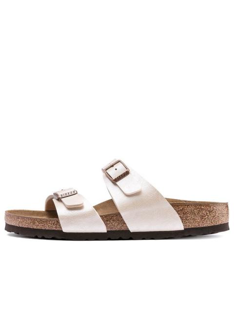 BIRKENSTOCK Birkenstock Sydney Birko-Flor Graceful Narrow Fit Sandals 'Pearl White' 1016171