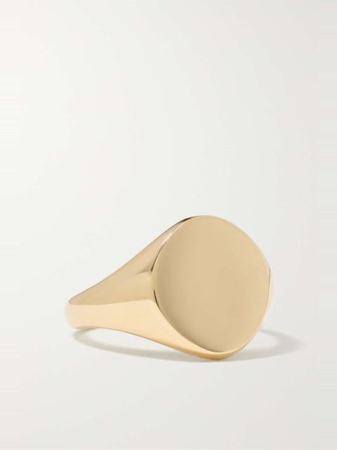 MATEO 14-karat gold signet ring