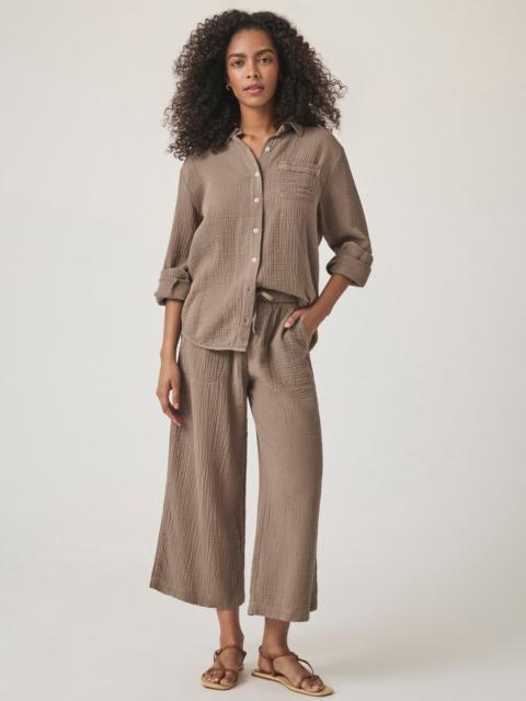 Splendid Kit Gauze Crochet Palazzo Pant