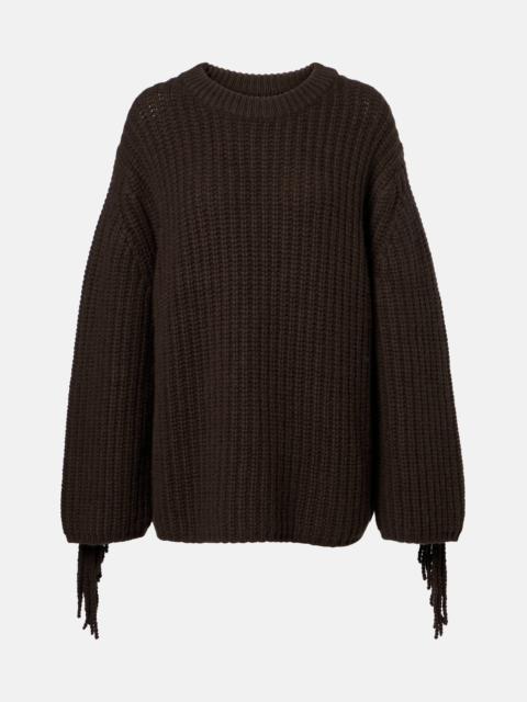 LISA YANG Hilma fringed oversized sweater