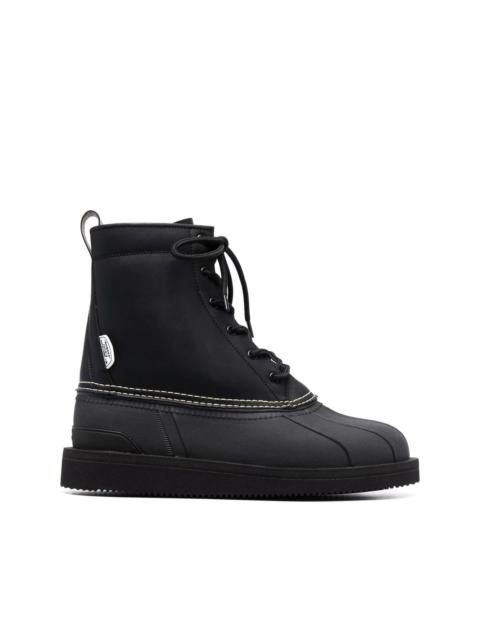 Suicoke lace-up leather ankle boots