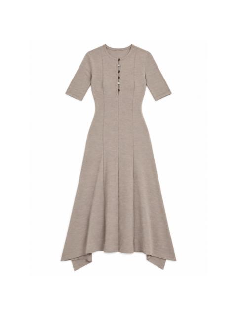 MARIA McMANUS Shell Button Godet Dress