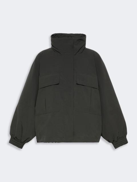 WEEKEND Max Mara EPOCA Washed water-repellent canvas jacket - BLACK
