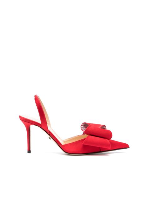 MACH & MACH 80mm bow-detail pumps