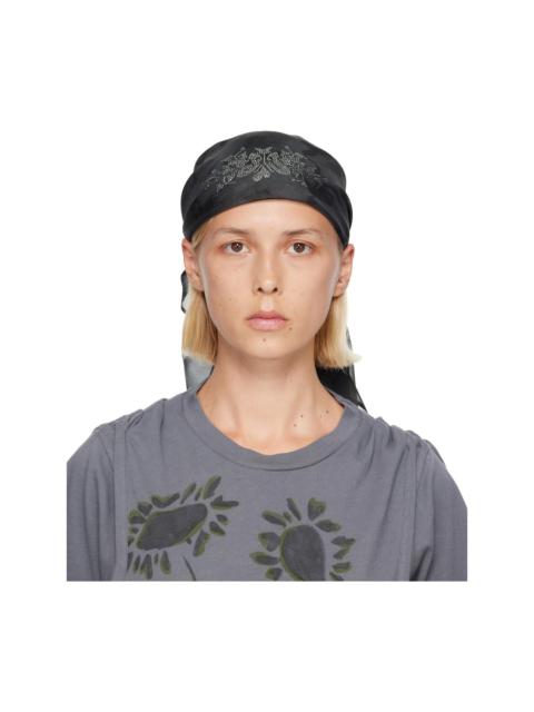 Collina Strada Black Princess Foulard Scarf