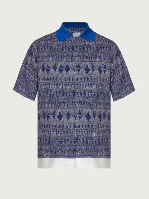 FERRAGAMO SHORT SLEEVED SPORTY SHIRT