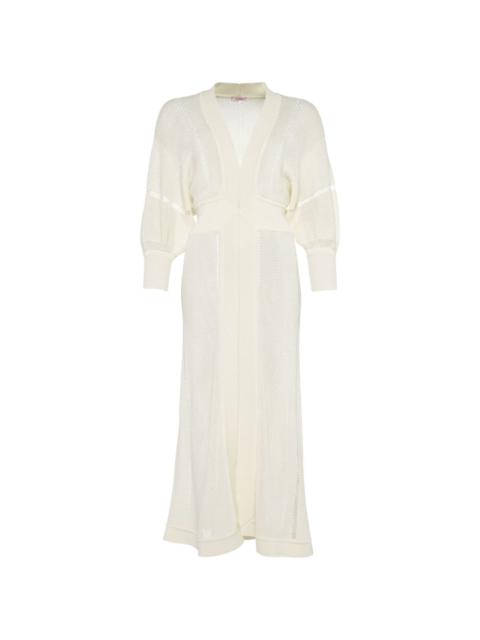 ERES Stella knitted V-neck dress