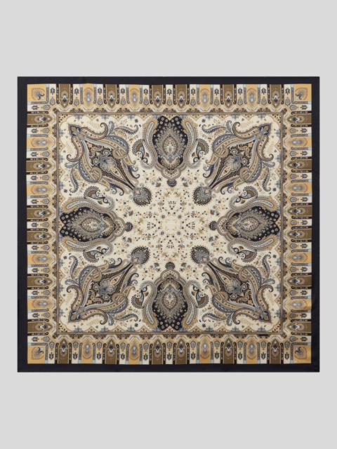 Etro SILK TWILL SCARF WITH PAISLEY MOTIF