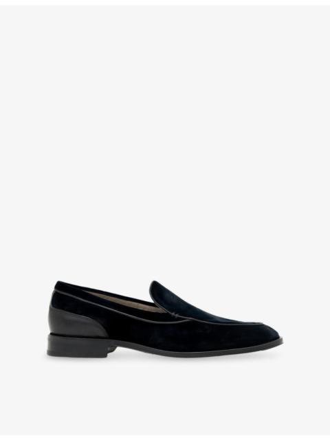 ALLSAINTS Gabriel Velvet Loafers