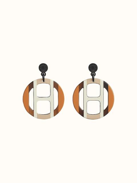 Hermès H Equipe earrings