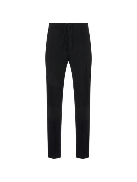 Canali drawstring straight-leg trousers