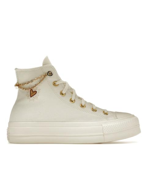 Converse Converse Chuck Taylor All-Star Platform Gold Chain Thriftshop Yellow (Women's)