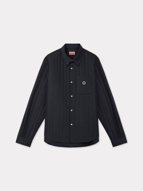 KENZO 'Boke Flower 2.0' genderless padded overshirt in cotton poplin