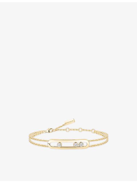 MESSIKA Move 18ct yellow-gold and diamond bracelet