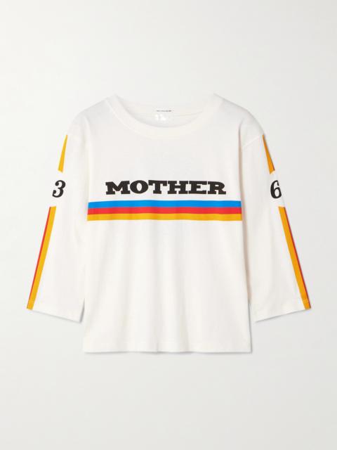 MOTHER The Better Half Printed Cotton-jersey T-shirt
