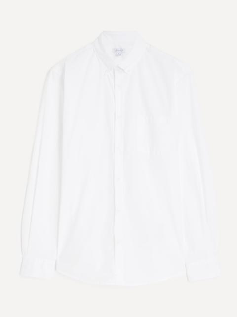 Sunspel White Button-Down Shirt