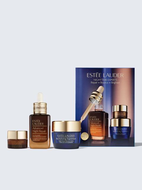 Estée Lauder Nighttime Experts Skincare Gift Set Repair + Bounce + Brighten