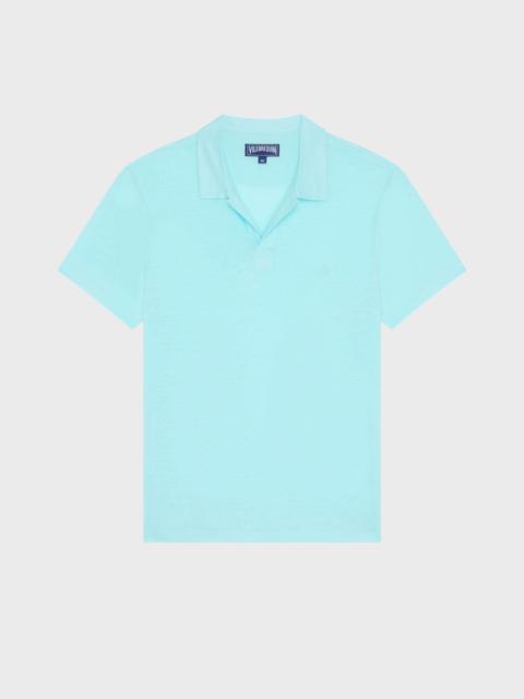 Vilebrequin MEN LINEN JERSEY POLO SOLID
