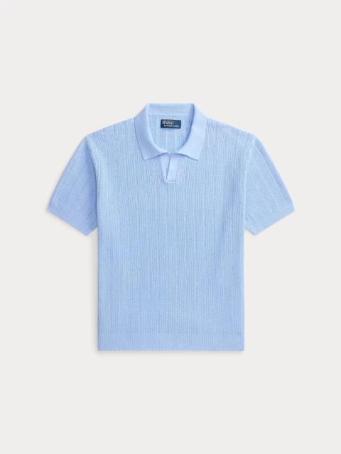 Polo Ralph Lauren Linen Johnny-Collar Sweater