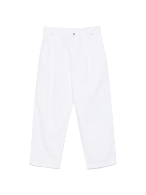 Moschino pleated wide-leg trousers