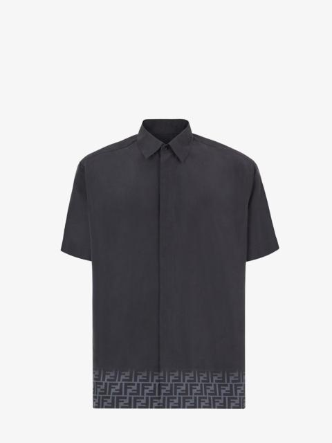 FENDI Black silk shirt