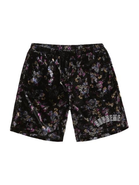 ウェア supreme nylon water short black floral S Supreme Nylon Water Short Black Floral Men's - SS18 - US