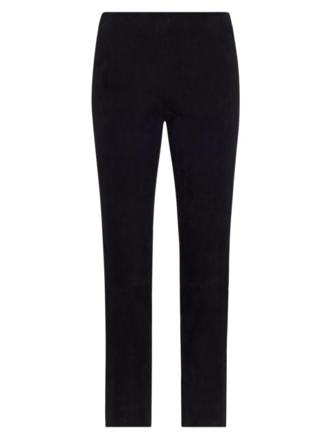 Vince Women's Stretch-Suede Cropped Pants - Black