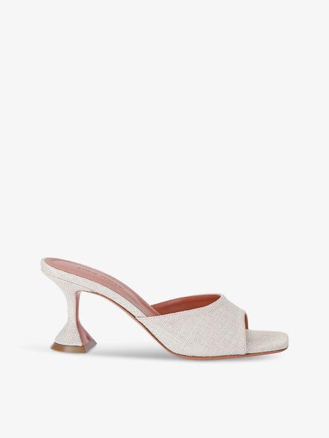 Lupita 70 canvas heeled mules