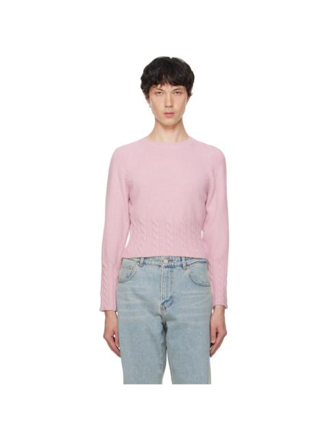 RECTO Pink Brushed Sweater