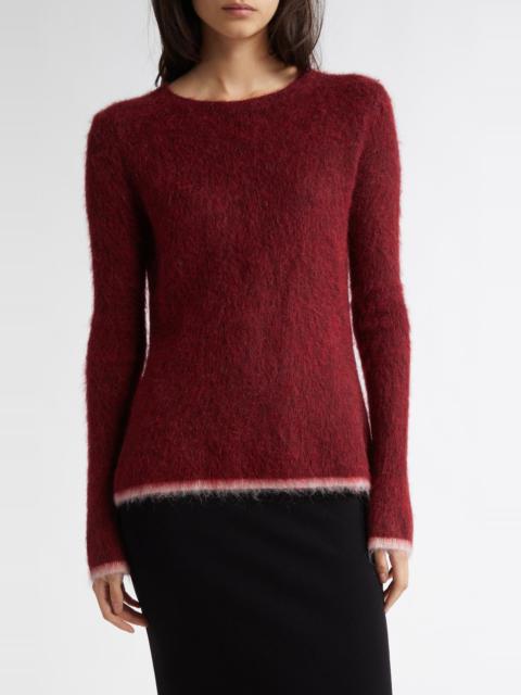 ZANKOV ZANKOV Taisa Split Back Sweater in Dahlia at Nordstrom