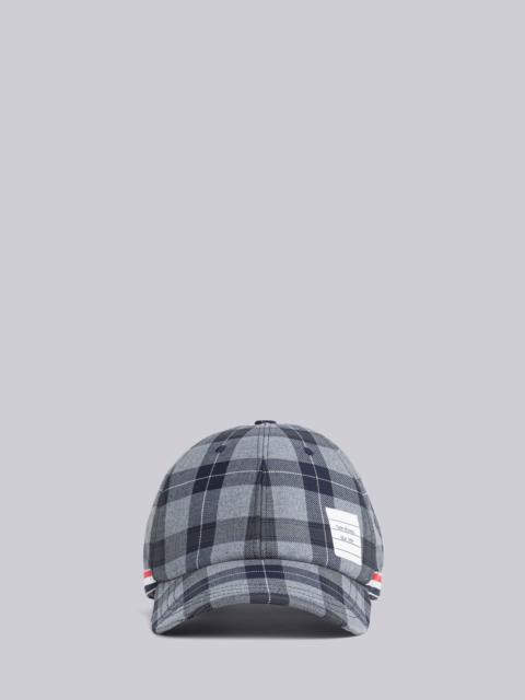 Thom Browne Tartan School Uniform Twill 6-Panel Baseball Cap