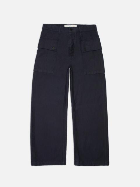 Nudie Jeans Loud Larry Pants Back Sateen Black