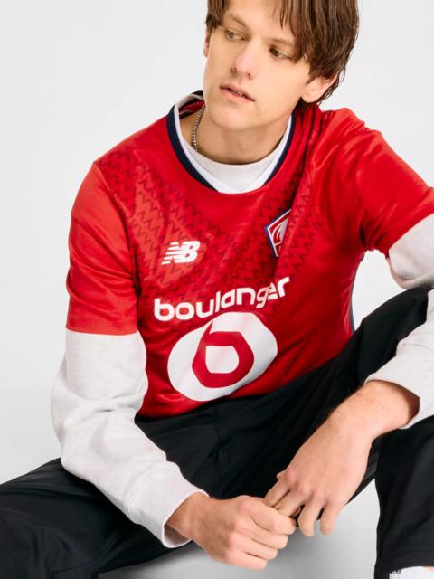 New Balance Men's Lille LOSC Home Short Sleeve Jersey