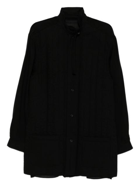 Yohji Yamamoto padded shirt jacket