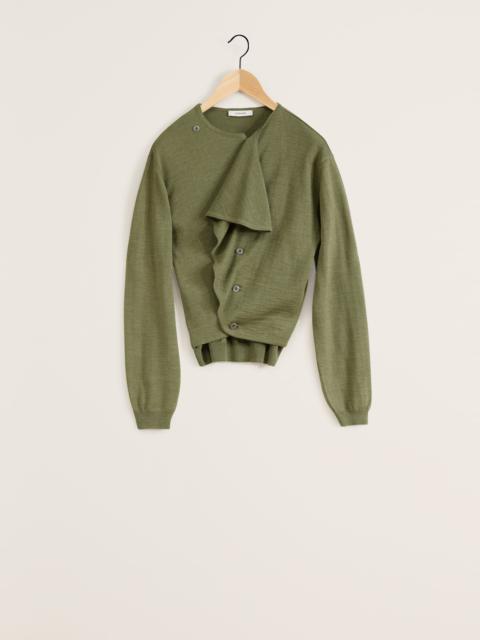 Lemaire TROMPE L’OEIL CARDIGAN JUMPER