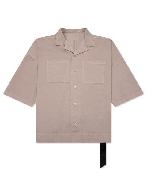 Rick Owens DRKSHDW MAGNUM TOMMY SHIRT - DIRTY PEARL
