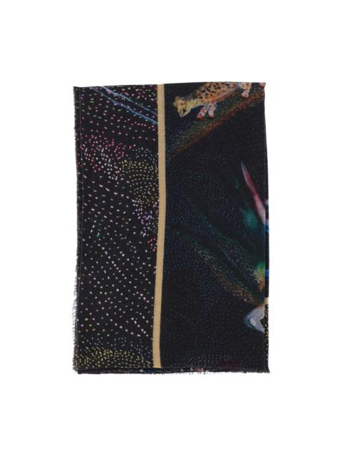 Faliero Sarti animal-print scarf