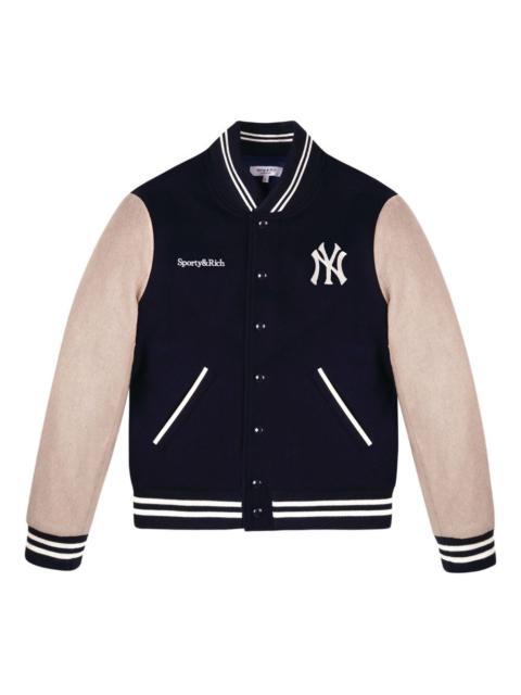 Sporty & Rich varsity-style jacket