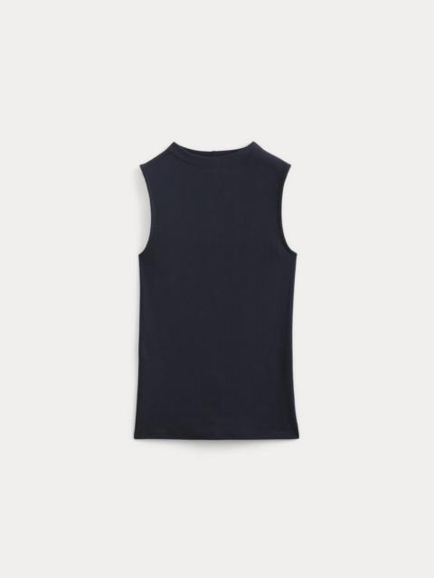EVERLANE THE LUXE RIB FUNNEL-NECK TANK