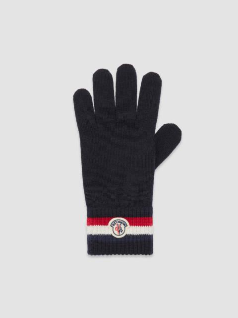 Moncler Tricolor Wool Gloves