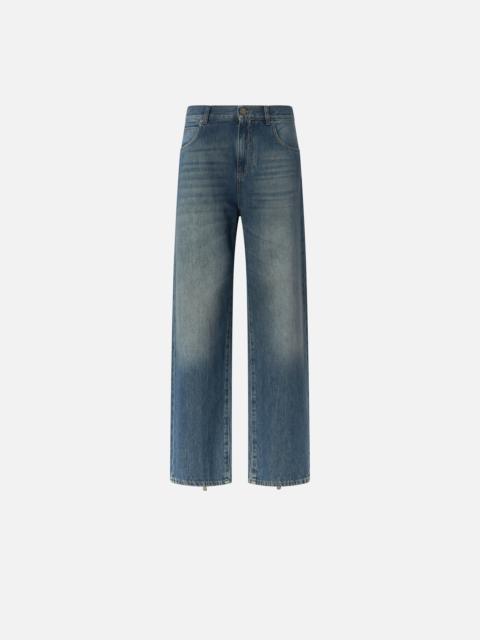PINKO LOOSE-FIT JEANS WITH REAR ZIPS
