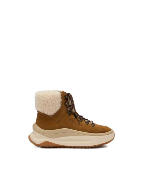 MOON BOOT Moon247 City sherling mid brown sneakers