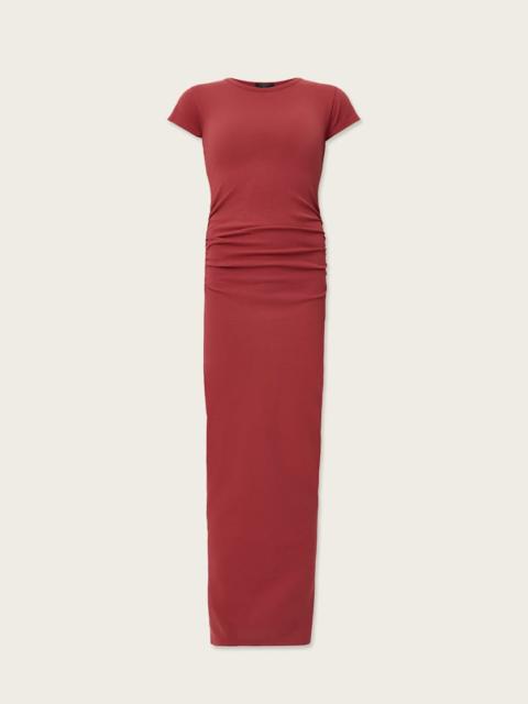 ALLSAINTS KATARINA SHORT SLEEVE SLIM FIT MAXI DRESS