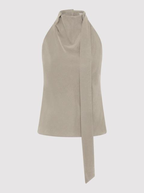 ST. AGNI Bias Scarf Top - Slate