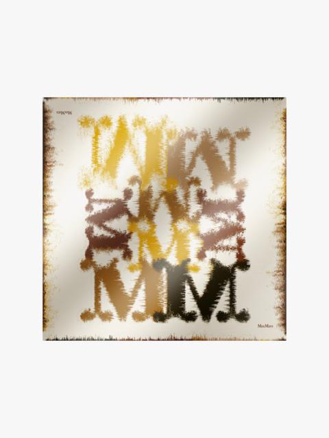 Max Mara CARRE90W Printed silk scarf