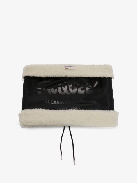 Alexander McQueen Mcqueen Graffiti Snood in Black