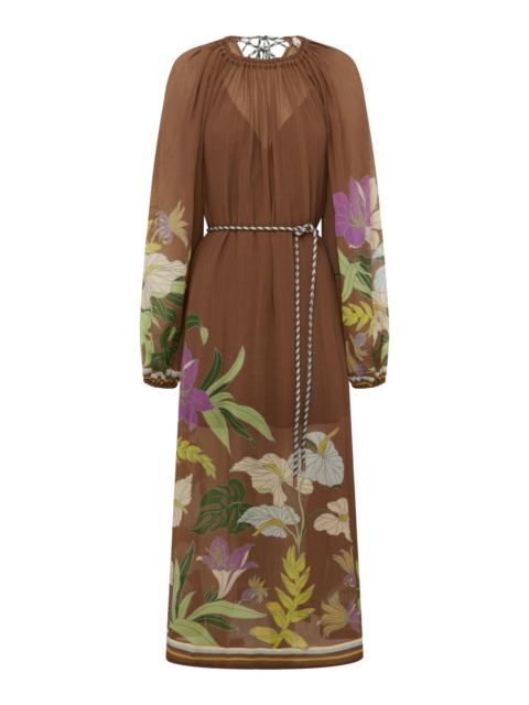 ALÉMAIS Alfie Ruched Midi Dress