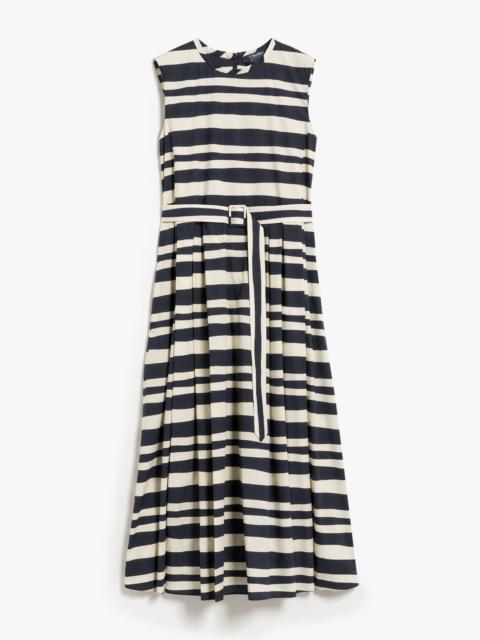'S Max Mara ESMERALDA Printed poplin dress with belt