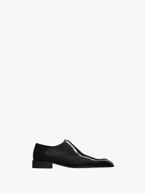 SAINT LAURENT MILTON SLIP-ON OXFORDS IN PATENT LEATHER